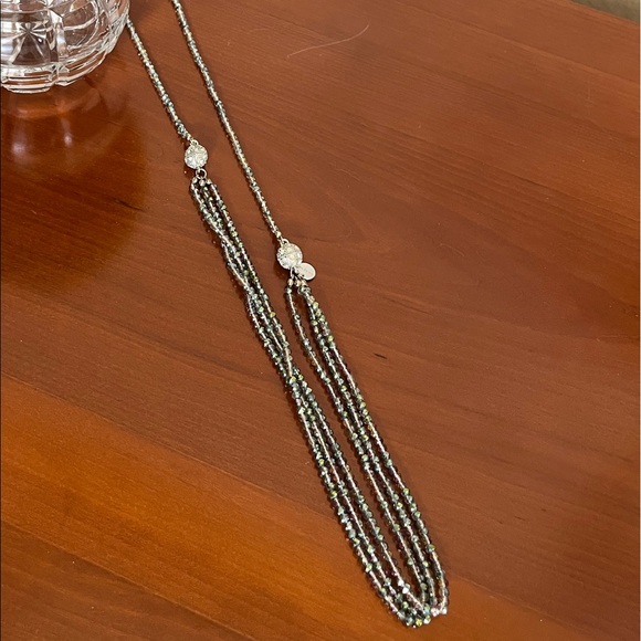 Saachi Silver sparkly Necklace - Picture 8 of 9